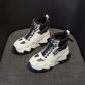 New Womens Shoes Trend High Top Chunky Sneakers for Woman Exquisite Plush Keep Warm Winter Shoes Designer Shoes Zapatos De Mujer
