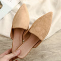 2022 Fall New Women's Mules Shoeless Half Slippers Sandals Loafers Ballet Flats Zapatos Mujer Calzado Women's Shoes 33-42
