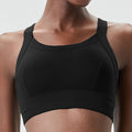 2024 Women Sports Bra Adjustable Gym Push Up Bra Back Closure High Impact Workout Sport Top For Yoga Brassiere Sportswear
