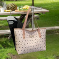 Sweet Bow Print Shoulder Bag Large Capacity Trendy Women's Handbag Tote Underarm Bag Fashion Travel Storage Bag Birthday Gifts