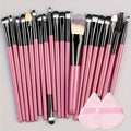 Makeup Set Eye Shadow Brush Makeup Brush Set 20Pcs Kit Soft Fluffy Eye Shadow Brushes Cosmetic Foundation Powder Highlighter Blending Beauty Tool Beginners