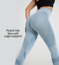 Sports Pants With Sexy Lines Lifting Buttocks Sports Tight Pants Women's High Waisted Elastic Fitness Pants Running Yoga Pants