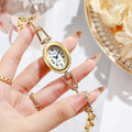 New Fashion Casual Women Watches Ellipse Women Watch Clock Quartz Watch Bracelet Wristwatch Simple Ladies Watch Relogio Feminino