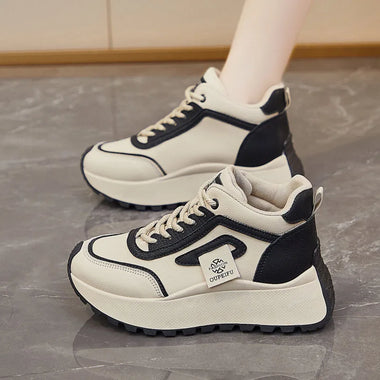 Chunky Sneakers 2026 New Style Versatile Fashionable Color Matching Breathable Upper Women's Casual  Sports Shoes Basket Femme