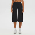 High Stretch Slack Capri Pants for Women's Fitness Sports Yoga Pants Summer Running Push Up Quick Drying Calf-Length Pants