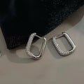 2025 New Fashion Trend Unique Design Elegant Exquisite Irregular C Shape Earrings Female Jewelry Party Premium Gift Wholesale