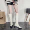 White Winter Boots Women 2024 New Botas Mujer Knee-high Sexy Boots Elastic  Cold-proof and Warm  Botines Chelsea Booties Plus