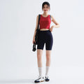 Women's Workout Sports Bra Summer Breathable Racerback Yoga Running Top