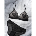 Women Hot Sale French Sexy Red Lingerie Set Wireless Front Buckle Embroidery Thin Triangle Cup Zodiac Year Bra and Panty 32-38AB