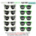 Party Bachelorette Glasses 10-60Pcs Personalised Wedding Sunglasses Custom Heart Shaped Sunglasses Wedding Gifts for Guests Bachelorette Party Glasses