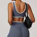Women Sports Bra High Strength Sports Bra Tank Gym Top Fitness Vest Women Running Shockproof Yoga Bra Stretch Push Up Workout Women's Underwear