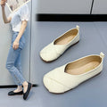 Women Slip-on Leather Loafers Ladies Casual Round Toe Cute Flats Nurse Shoes Sneakers Spring Autumn Fashion Ballet Shoes2026
