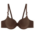 Sexy Women Cotton Gathered Bra Deep V Underwire Solid Color Bras Push Up Lingerie Backless Wireless Underwear Ladied Brassiere