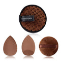 Makeup set kit 33pcs beauty set makeup kit large and small beauty sponges for flawless makeup application and removal of makeup full set