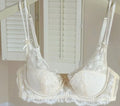 Women French Half Cup Bra Set Thin Cup Minimizer Soft Underwire Anti Sagging Side Boob Control Sexy Intimates Lingerie 32-38