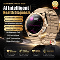 Watch 2026 New Sports Health Trackr Smart Watch Men Uric Acid Blood Fat Blood Pressure ECG+PPG Clock Body Analysis HD Call Smartwatch