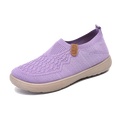 Spring Casual and Fashionable Slip-On Middle-Aged and Elderly Mother's Shoes, Flat-Soled, Comfortable and Not Tiring, Lightweight and Breathable Sports Shoes for Women