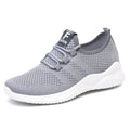 Women's Leisure Sports Shoes in Solid Colors with Knit Upper and Soft Soles for Running Tennis and Workouts Ideal for Travel