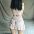 Summer Women's Skirts Sexy Mini Pleated Skirts Sexy Club Outfits for Women Girl Korea Black  Y2k A-line Stretchy Skirt