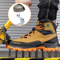 New Safety Shoes Men Boots High Top Work Sneakers Steel Toe Cap Anti-smash Puncture-Proof Work Boots Indestructible Shoes