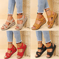 New Summer Trend Women Sandals Soft Bottom Wedge Heels Sandals Women Platform Sandalias Mujer Elegant Wedges Shoes for Women