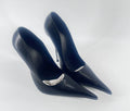 SEEK MATEEuropean and American Super High Heels, Thin Heels, Hate Sky High Snake Pattern, Men and Women's Love Shoe Fashion Show