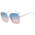 Vintage Oversized Square Sunglasses 2025 Women Fashion Gradient Outdoor Shades Retro Female Luxury Brand Design Eyewear