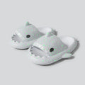 Luminous Shark Slippers Women Soft Sandals Beach Summer Shoes Bathroom Non-slip Flip Flops Cute Cartoon Couple Outdoor EVA Flats