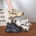 Autumn Fashion Sneakers For Women Platform Chunky Casual Shoes High Quality Woman Tenis Female Walking Trainers 8CM Thick Sole