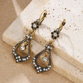 1pcs Vintage Chic Openwork Teardrop Shaped Earrings Perfect Jewelry Accessories Women’s Everyday Formal Occasions