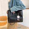 Large-Capacity Tote Bag for Women, Suitable for Autumn and Winter Commuting, Stylish and Versatile Shoulder Bag, Pu Large Handbag