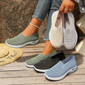 2026 New Women's Easy-Wear Low-Top Walking Sneakers, Breathable Mesh Upper Lightweight Casual Shoes