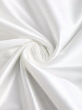 White Pleated Fishtail Skirt