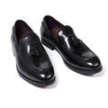 Classic Men's Genuine Leather Tassel Loafers Handmade Slip-On Casual Shoes Comfortable for Office Wedding Dressing Daily Wear