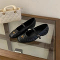 2026 Women's Casual New Single Shoes Color Matching Flat Soles Spring Comfortable and Versatile High-end Flat Shoes