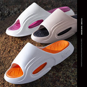Trendy Comfort Slippers Outdoor Thick Sole Anti-slip Slippers Perfect for Beach or Home Can Be Separated Inside and Outside