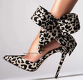 Pure White Lace Butterfly Knot Patterned Thin Heeled Pumps Pointy Toe High Heel Women's Shoes Celebrity Ladies Stilettos Party