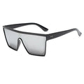 Extra large sunglasses for men and women, flat top square fashionable sunshade hat UV400