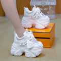 New Women Chunky Sneakers Fashion Glitter Casual Shoes for Woman Comfort Soft Sole Walking Shoes Designer Shoes Zapatillas Mujer