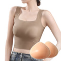 Women's LERVANLA Vest Bra With Silicone Breast Pad Fake Boobs Tank Top2-In-1 For Women's Breast Augmentation And Post-Surgery Mastectomy
