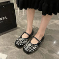 High Quality 2025 Women Flats Shoes Women Loafers Platform Slippers Shiny Women's Casual Shoes Ballet Shoes Bling Mules Shoe
