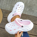 Women's Fashion Chunky Platform Sandals 2026 Summer Thick Sole EVA Clogs Garden Shoes for Women Outdoor Non Slip Beach Slippers