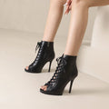Women Pump Dance Heels Differenct Colors 9.5cm 11cm High Quality Made Real Genuine Leather Latin Jazz Dance Shoes For Woman