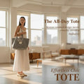 Polka Dot Canvas Tote Bag For Women Large Capacity Striped Plaid Shoulder Style