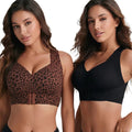 Women's Jelly Sports Bra Full Cup Breathable Posture Correcting Anti-Sagging Lifting Soft Support Yoga Daily Underwear