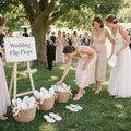 Sandals Wedding Favors 6-30Pairs Flip Flops for Wedding Guests Sandals Slippers with Cards Woman Men Wedding Favors Hen Beach Pool Party