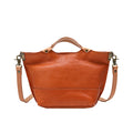 Genuine Leather Handbag Women Vintage Handbags Vegetable Tanned Cowhide Tote Bags Shoulder Crossbody Bag Casual Everyday Purse