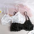 Wireless Bralette for Women Lace Push Up Bra Solid Color Sexy Transparent Lingerie Sexy No Pads Underwear Non-wire Intimates