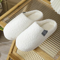 Solid Fluffy Slippers Women Home 2026 Winter Plush Warm House Shoes Ladies Casual Indoor Fuzzy Fur Slides Unisex Silent Non-Slip