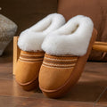 2026 New Women's Plush Slippers Indoor Warm Thick Bottom Home Slippers Fashionable Comfortable Non slip Cotton Drag